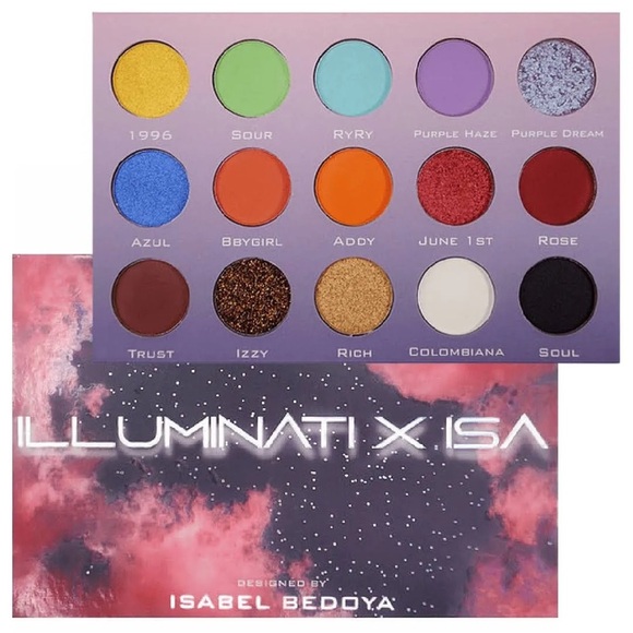 NIB Illuminati Cosmetics - Illuminati X Isa Eyeshadow Palette - Picture 2 of 10